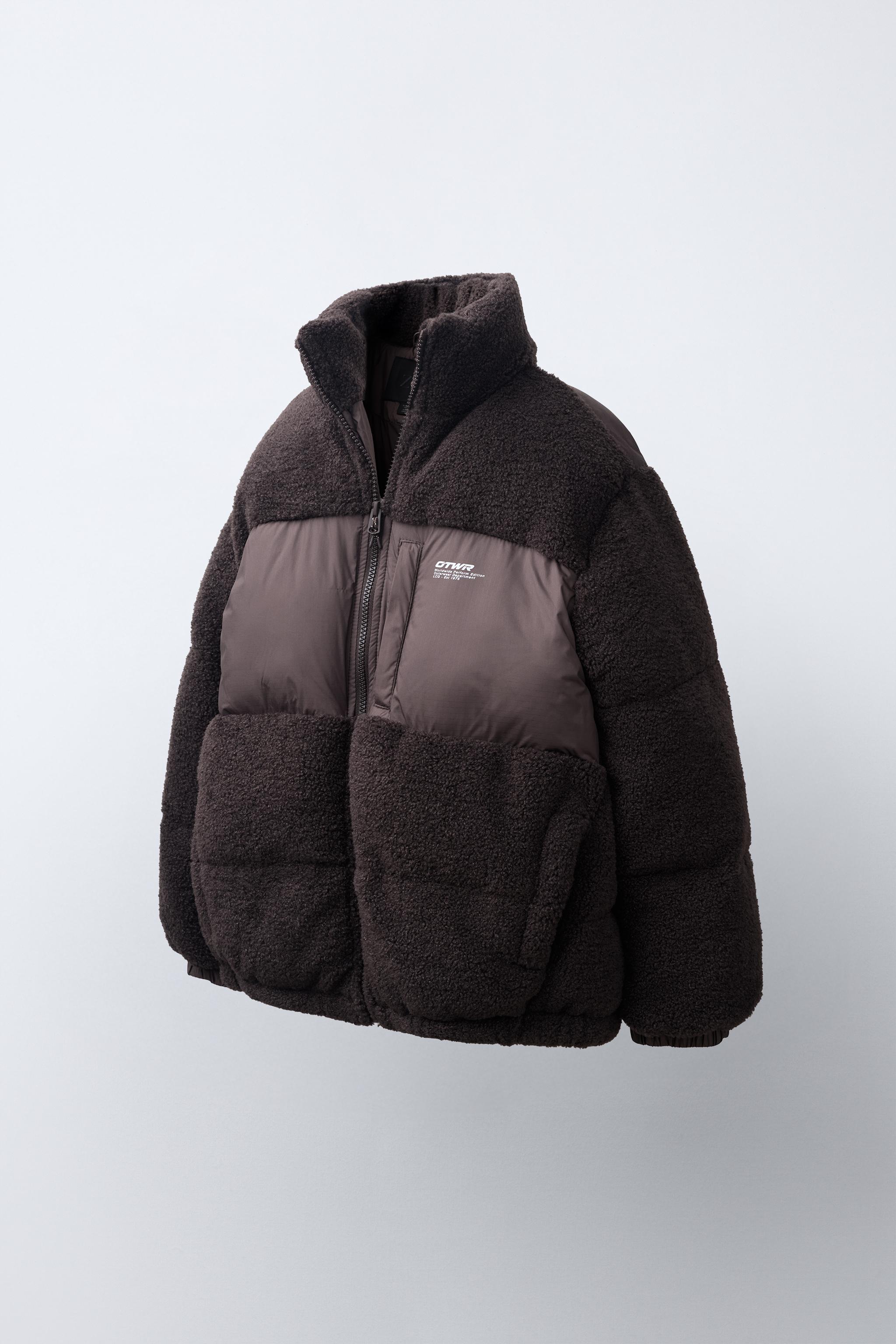 COMBINED QUILTED SHEARLING JACKET