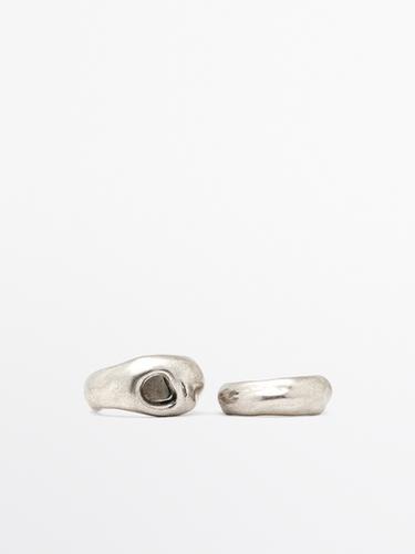 Anillo diluido - Plata de Zara