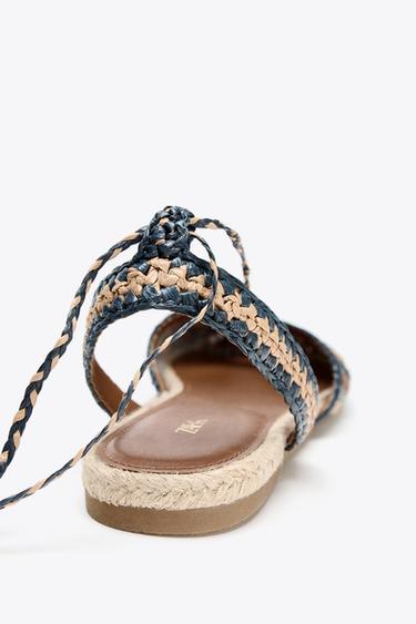 WOVEN FLAT SHOES - Multicoloured by Zara - Image 5