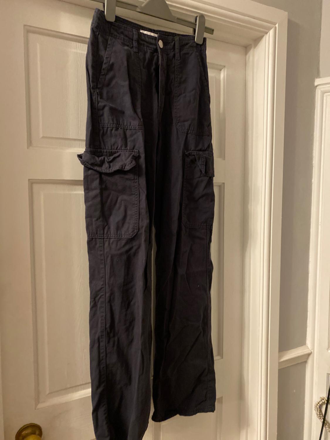 HIGH-RISE STRAIGHT TRF CARGO TROUSERS