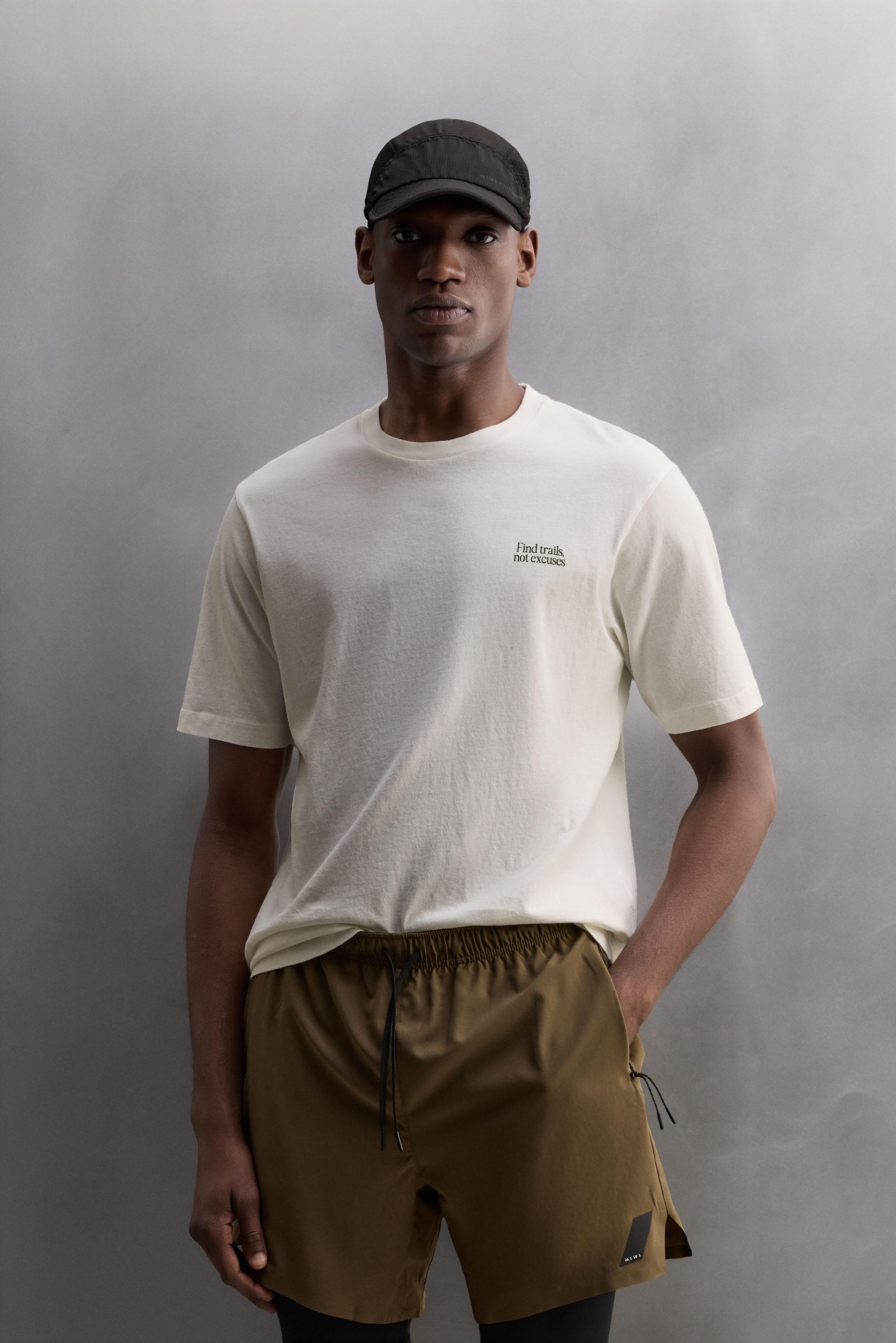 グラフィックプリントTシャツ - ホワイト | ZARA Japan / 日本