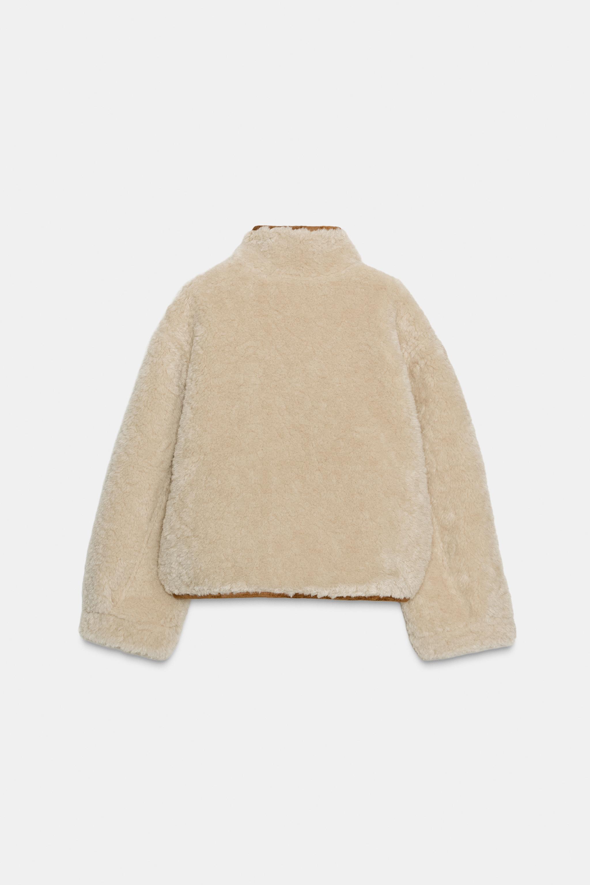リバーシブルダブルフェイスジャケット - ゴールデンブラウン | ZARA