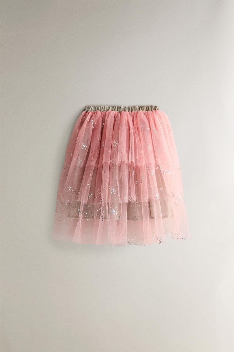 Pink Tutu Skirts Zara Zara Pink Tutu Skirt New ZARA SHORT PRINTED
