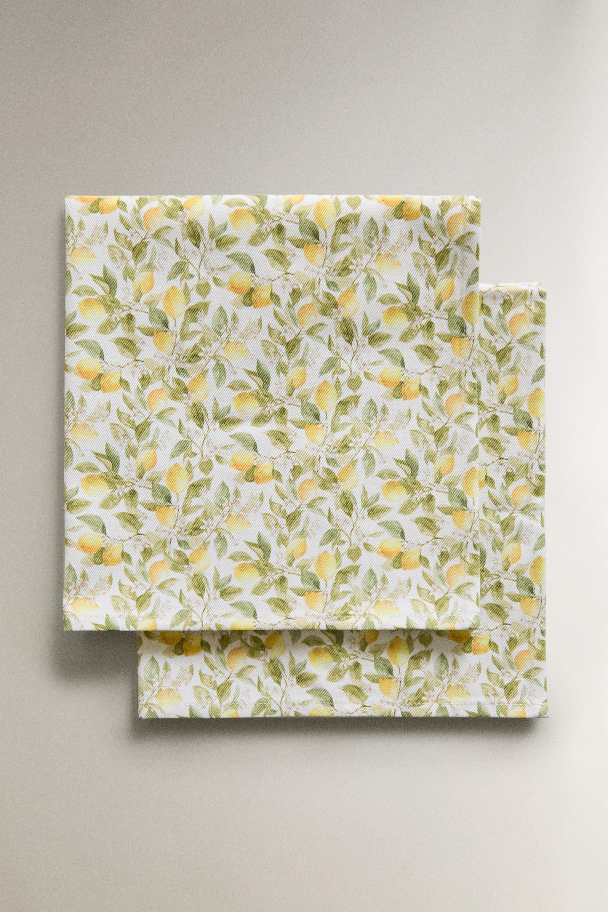Zara LEMON NAPKINS (PACK OF 2)