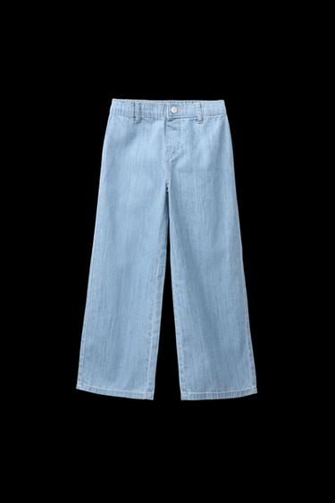 FLOWING WIDE-LEG TROUSERS - Light blue von Zara - Bild 0