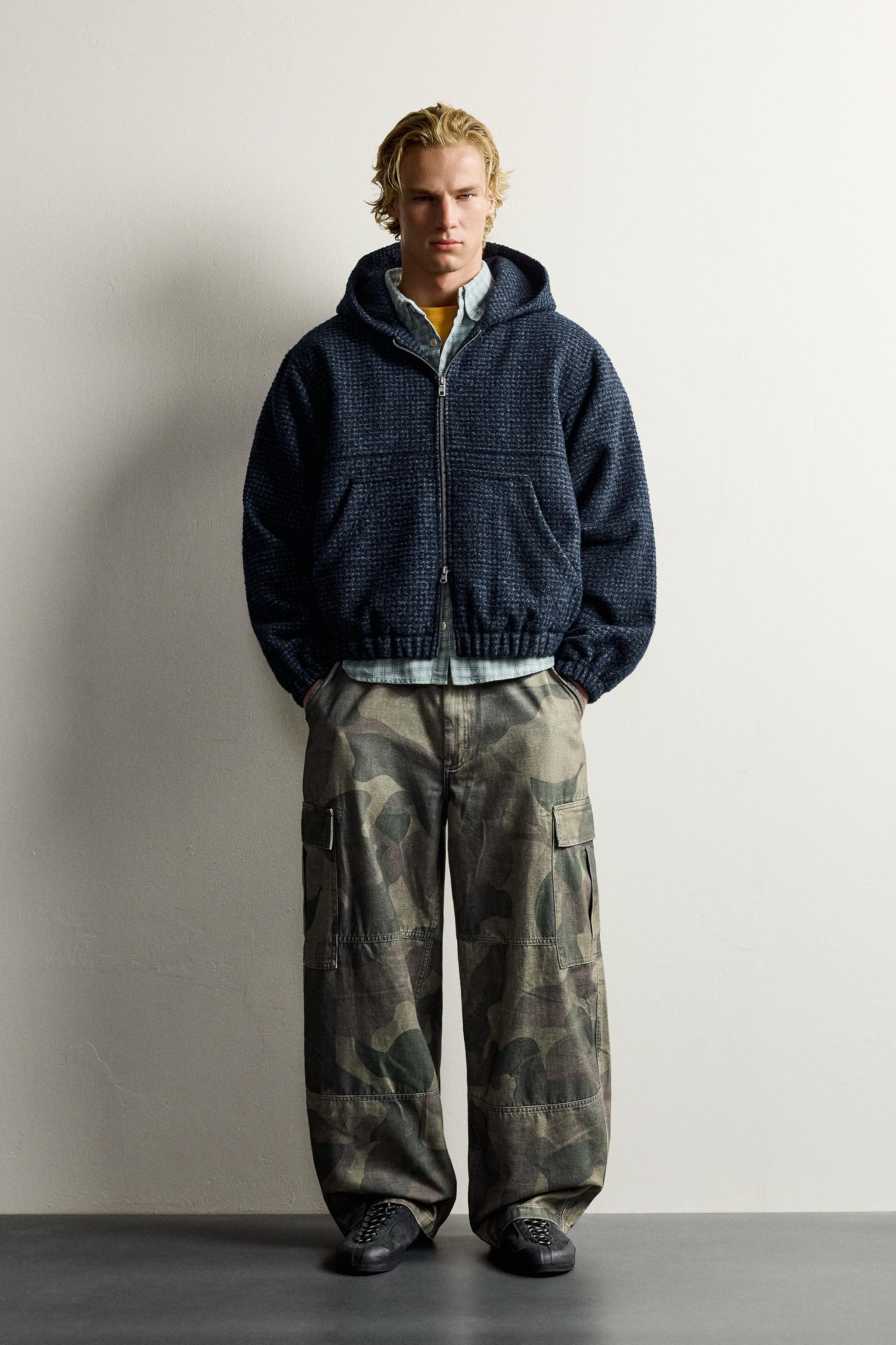 BLOUSON MATELASSÉ CARREAUX CAPUCHE