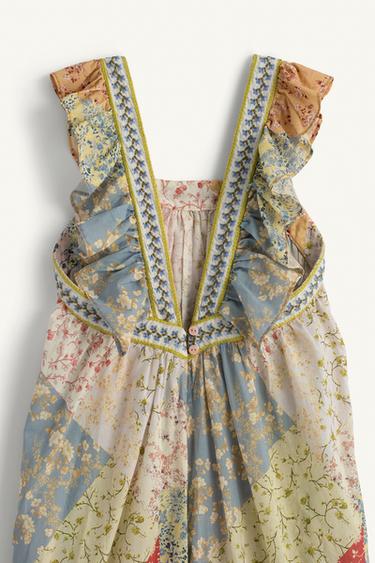 LIMITED EDITION PATCHWORK JUMPSUIT - Multicoloured by Zara - Image 7