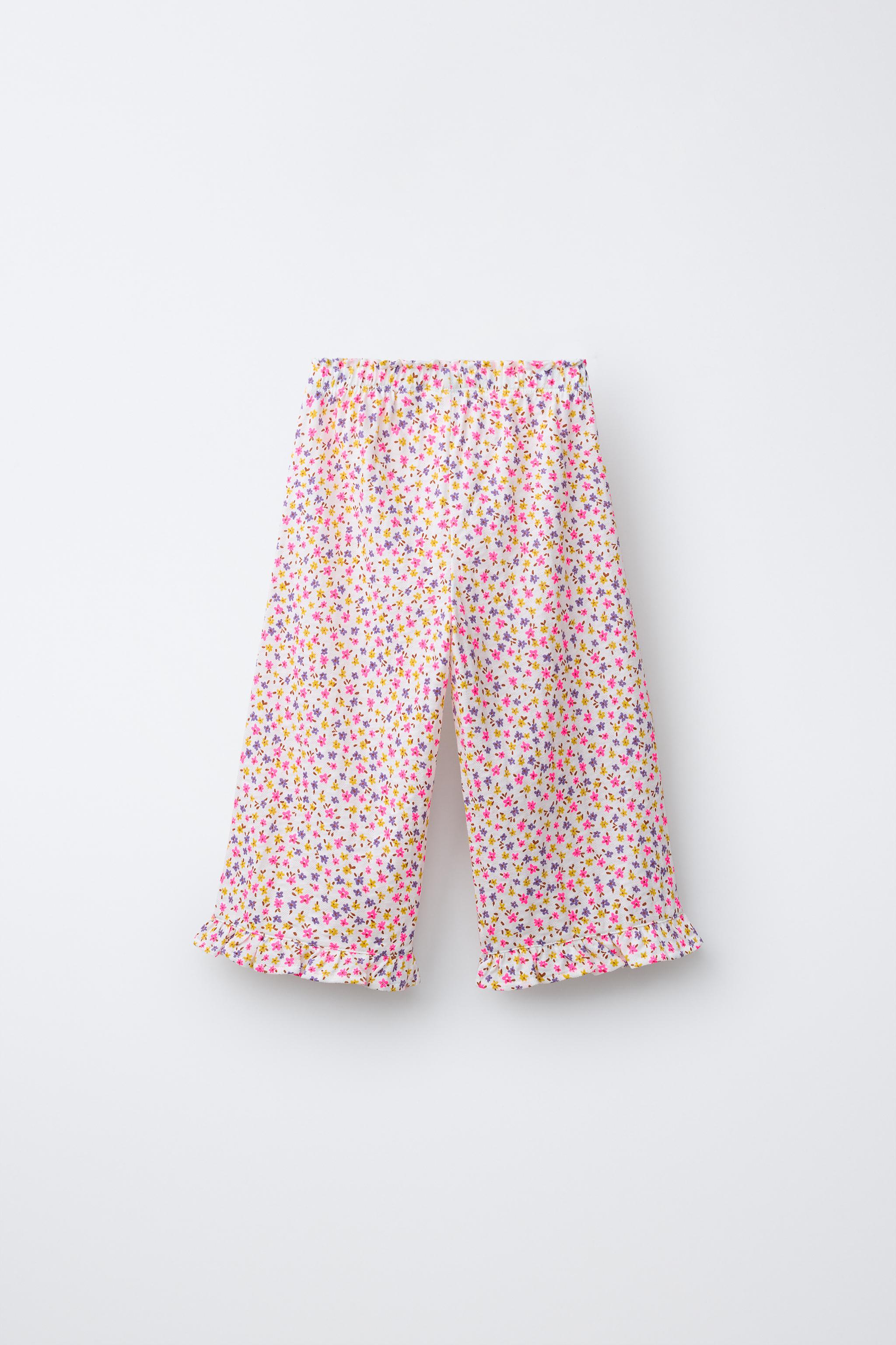 PANTALON TEXTURÉ À FLEURS