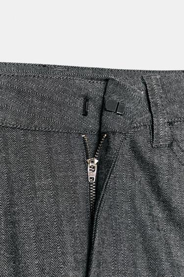 ZW COLLECTION STRIPED TROUSERS - Grey by Zara - Image 7
