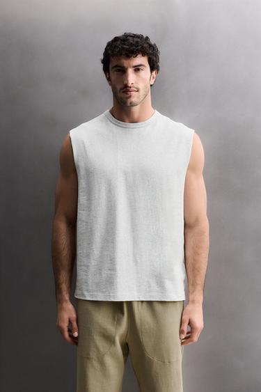 HEAVYWEIGHT TANK TOP — Gray marl 2