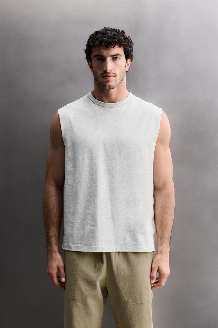 ZARA HEAVYWEIGHT TANK TOP