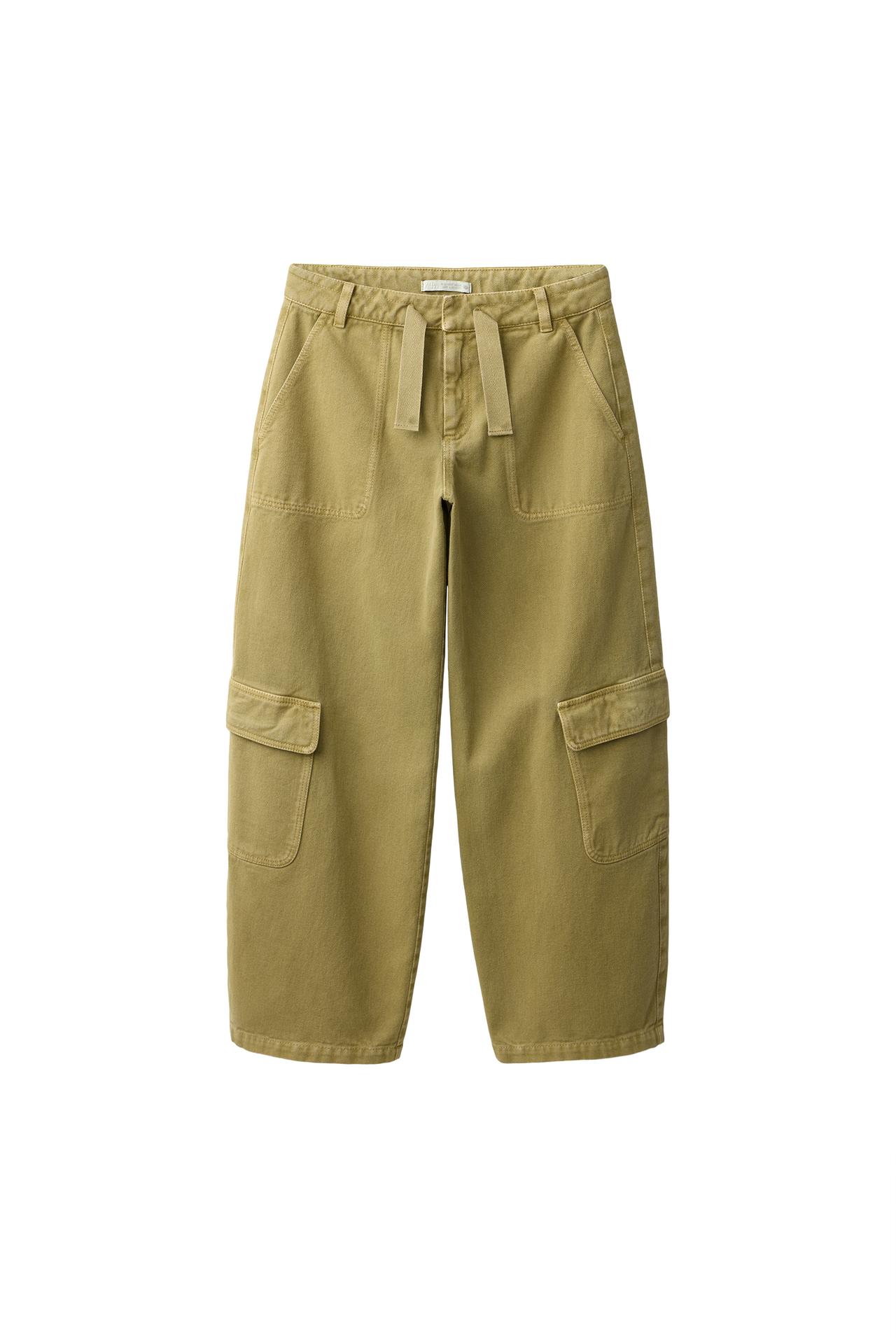 WIDE-LEG CARGO TROUSERS