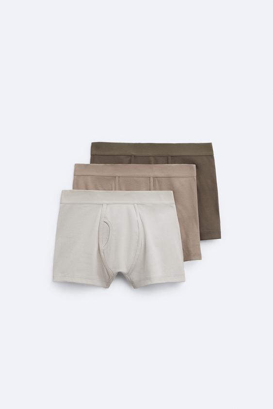 Men's Beige Underwear, Boxers & Socks