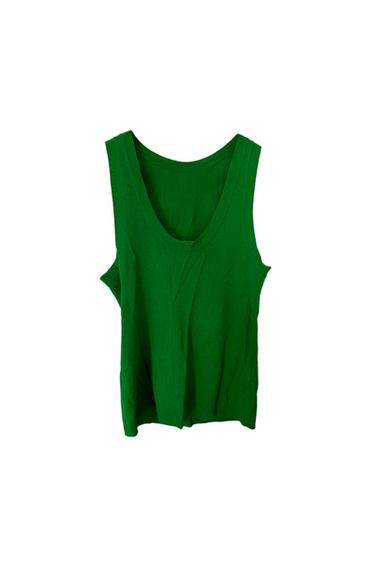 GREEN TANK TOP