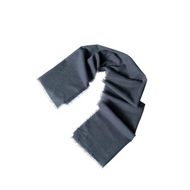 Zaras SCARF MED BOMULLSSTRUKTUR - Marinblå