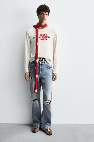 LEATHER TRAINERS HARRY LAMBERT FOR ZARA X DISNEY - Sand Brown by Zara - Image 0