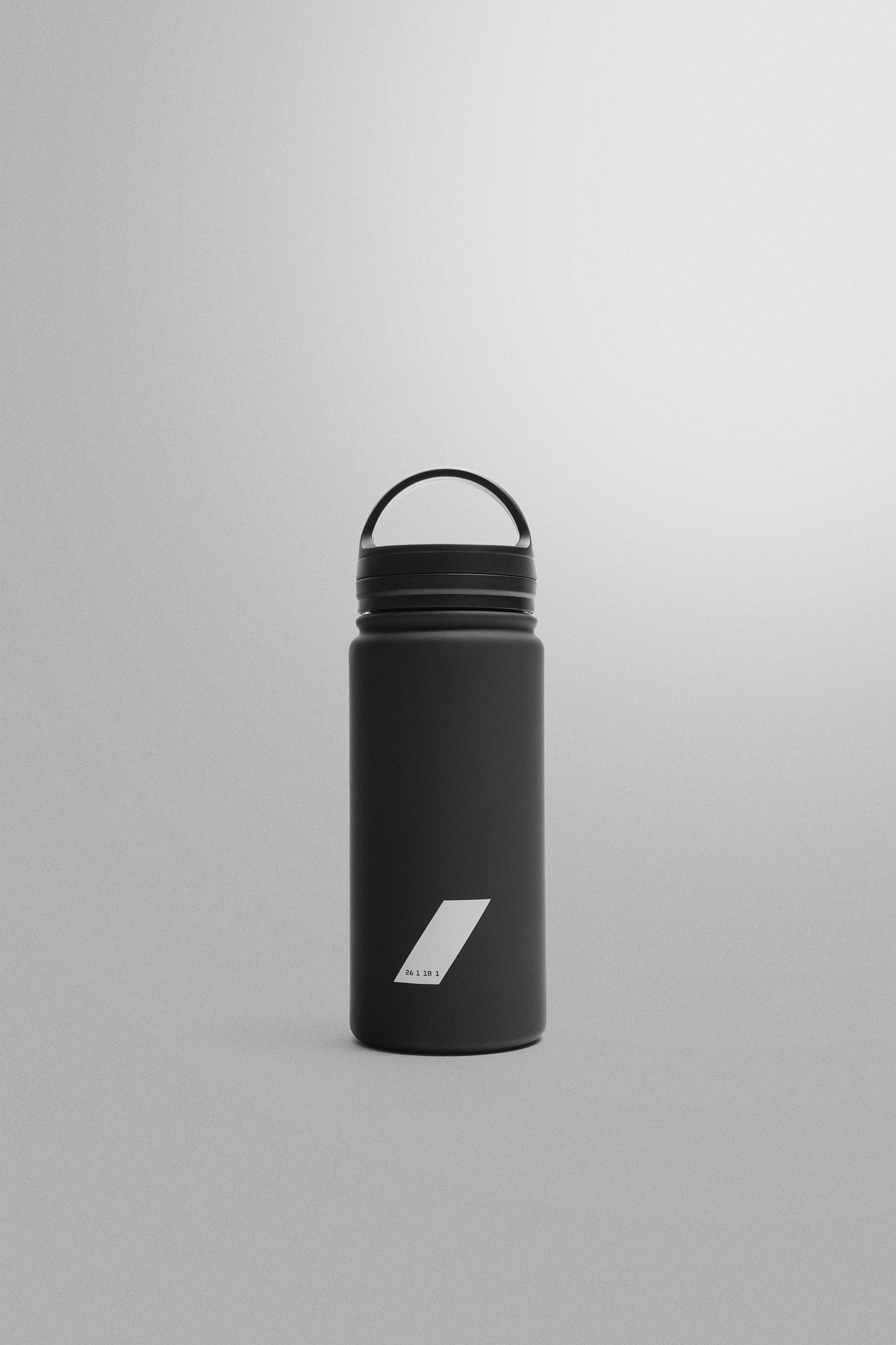 STAINLESS STEEL BOTTLE 500ML — Black
