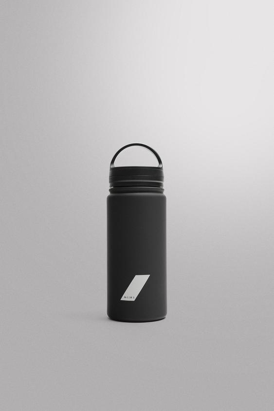 BOTELLA ACEIRO INOXIDABLE 500 ML - Negro de Zara - Imaxe 0