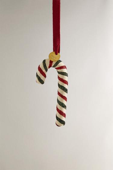 グリッターキャンディケインクリスマスツリーオーナメントマルチカラー0Zaraのグリッターキャンディケインクリスマスツリーオーナメント - マルチカラー - 画像 0