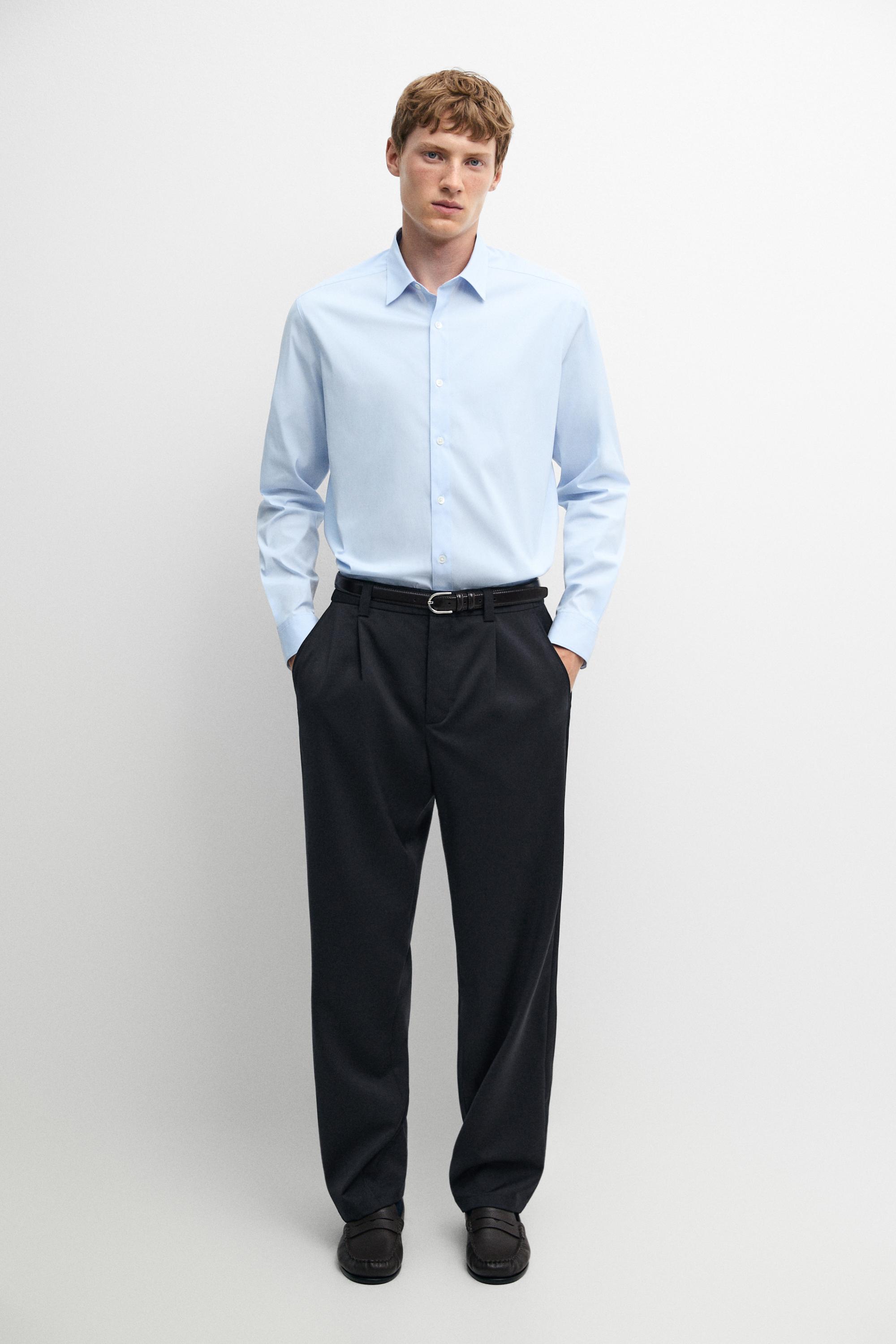 Slim fit stretch shirt