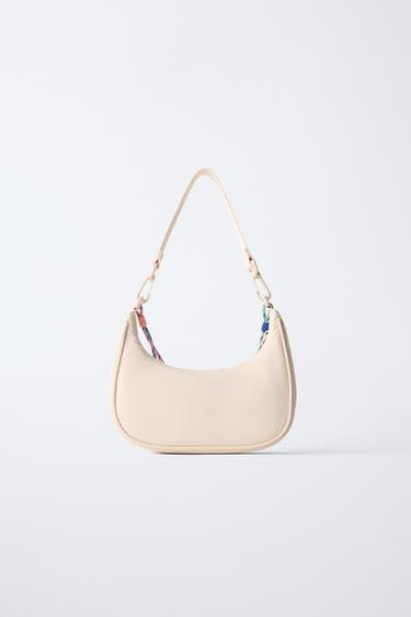 SHOULDER BAG WITH CHARM - Ecru White by Zara - Image 4