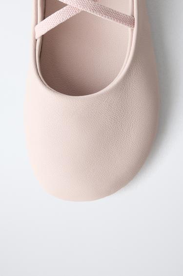 BALLERINES EN CUIR - Rose de Zara - Image 5