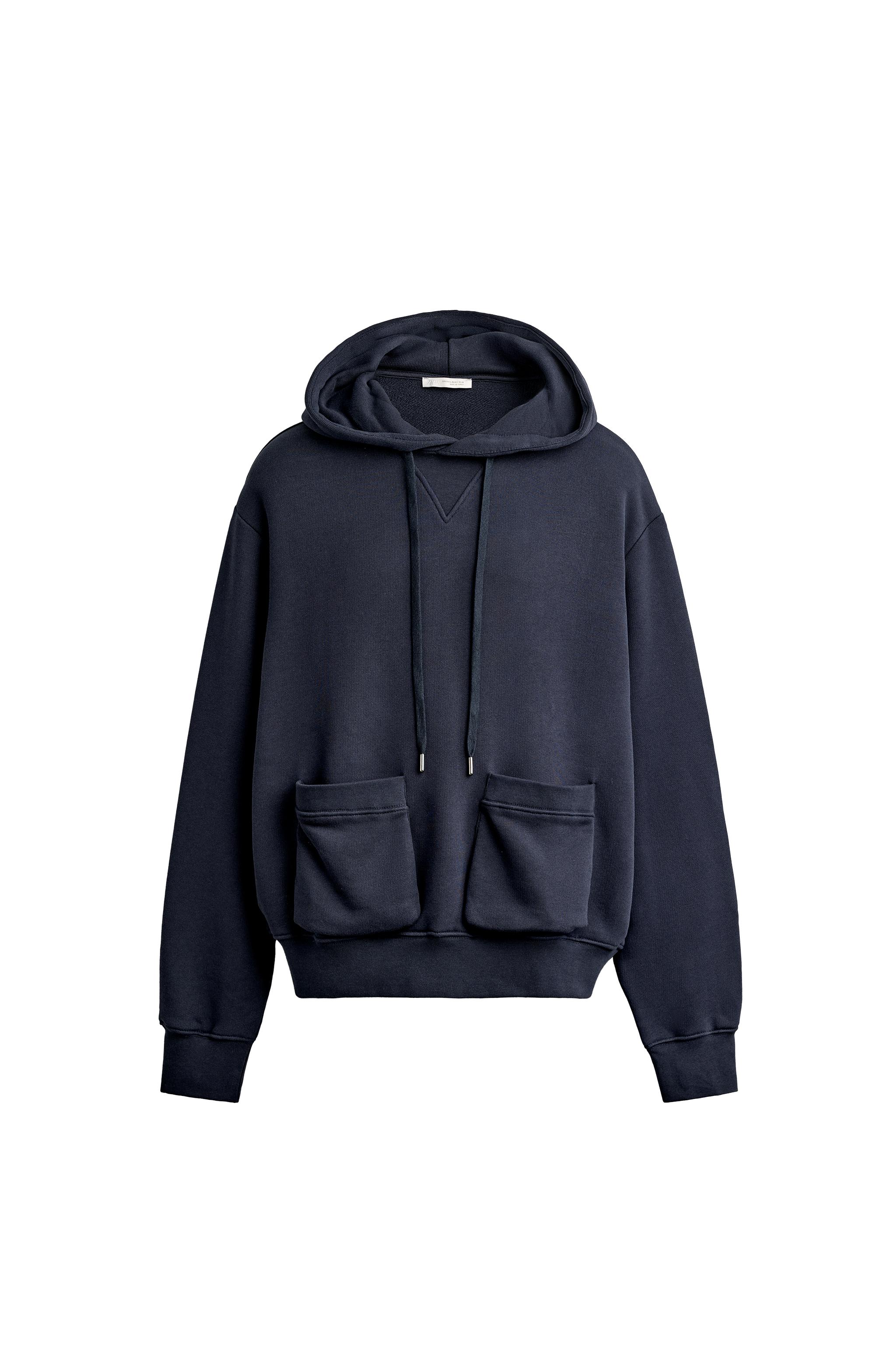 SUDADERA CAPUCHA RELAXED FIT BOLSILLOS