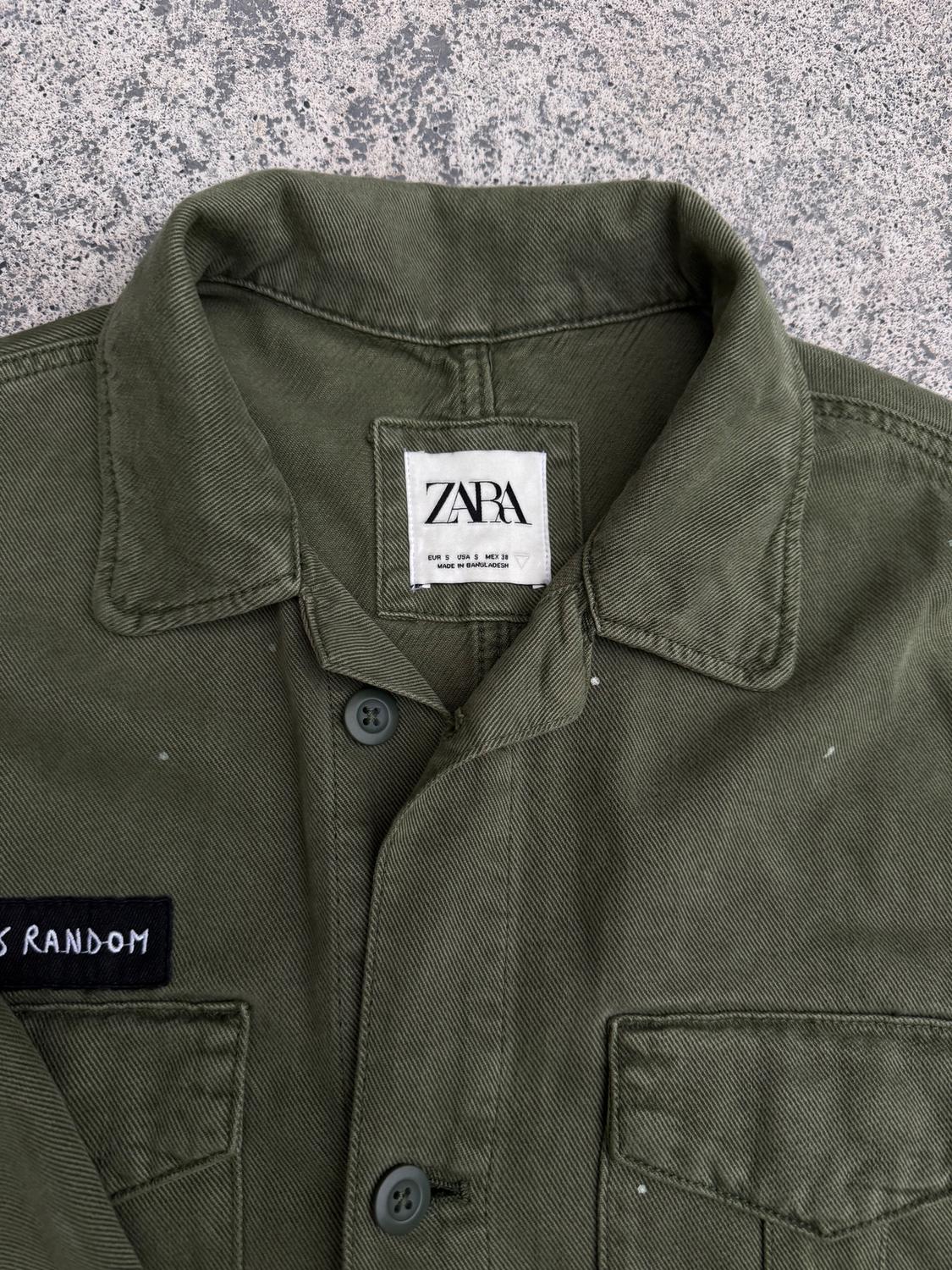 PAINT SPLATTER OVERSHIRT WITH PATCHES - Image 4