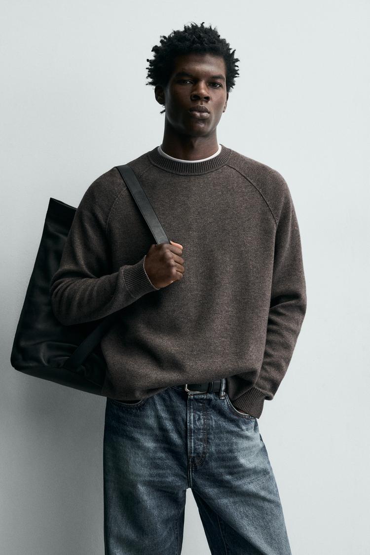 ZARA STRUCTURED WOOL JUMPER