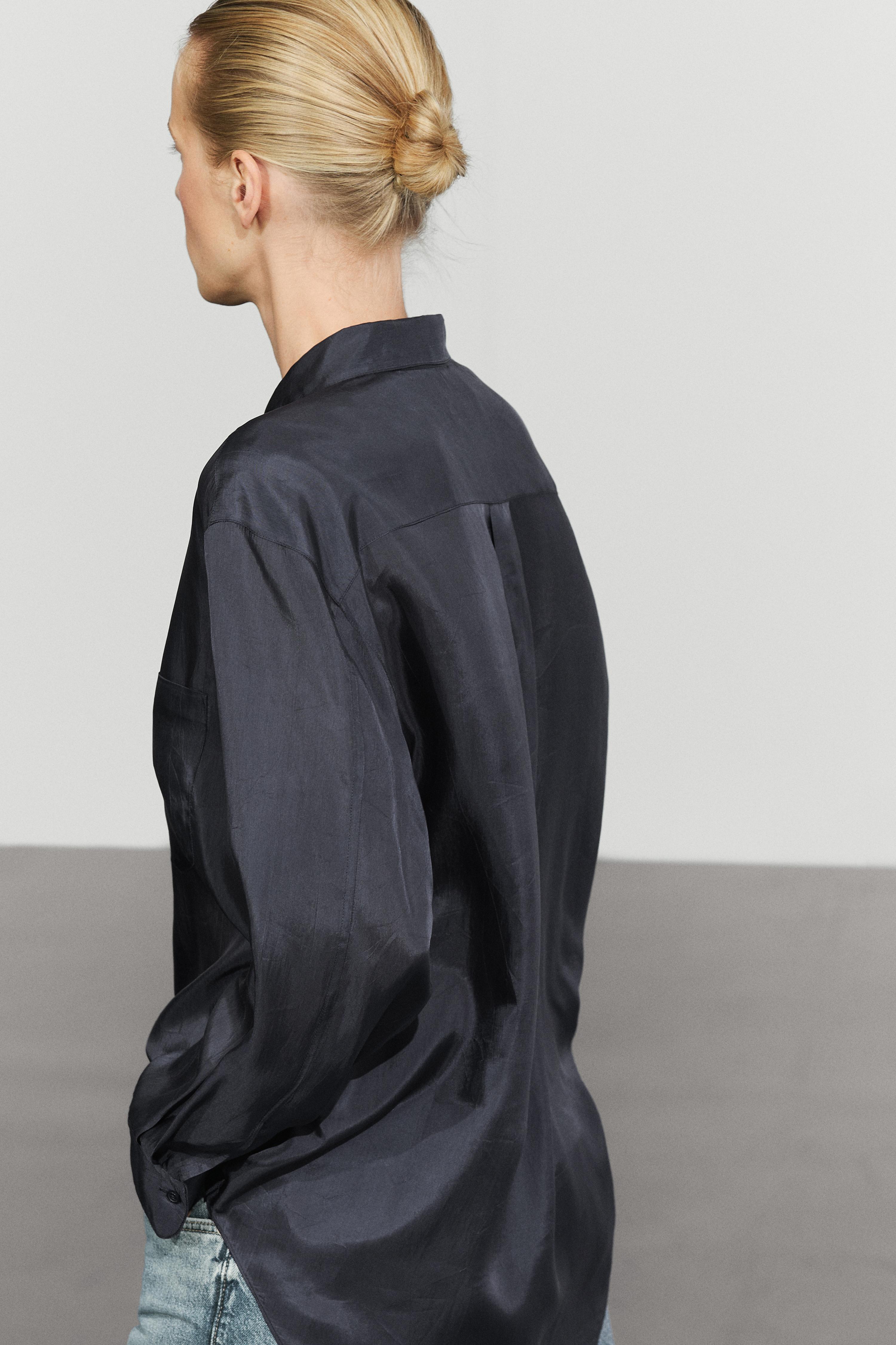 Chemise fluide à poche