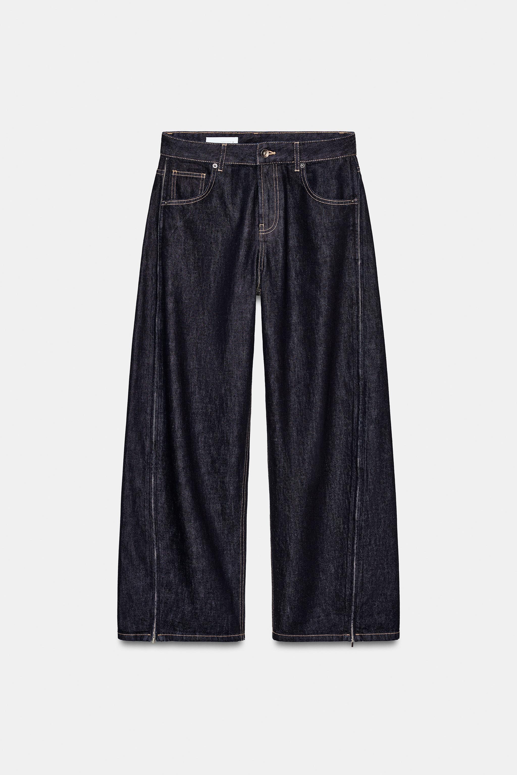 JEANS TRF À FERMETURES ÉCLAIR LATÉRALES