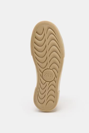 FABRIC TRAINERS - Ecru White by Zara - Image 10