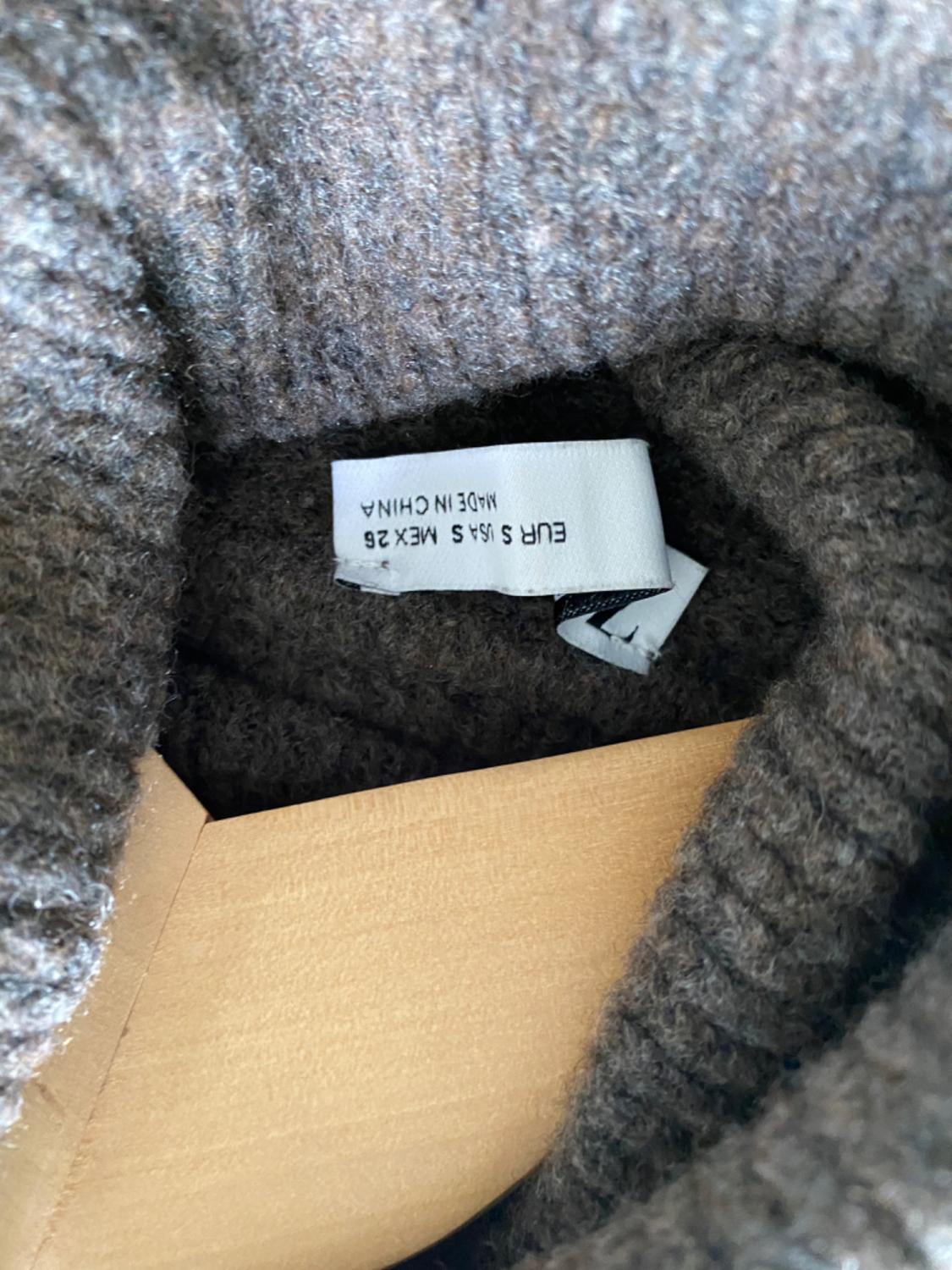 TEXTURED HIGH NECK SWEATER - Image 3