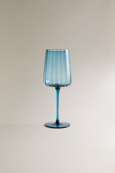 WEINGLAS LINIEN - Blau von Zara