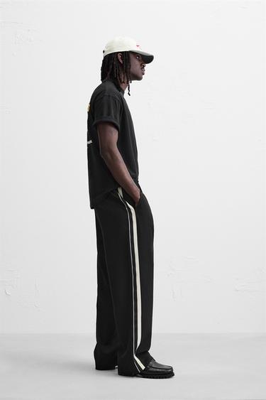 T-SHIRT IMPRIMÉ BIMATIÈRE - Noir de Zara - Image 3
