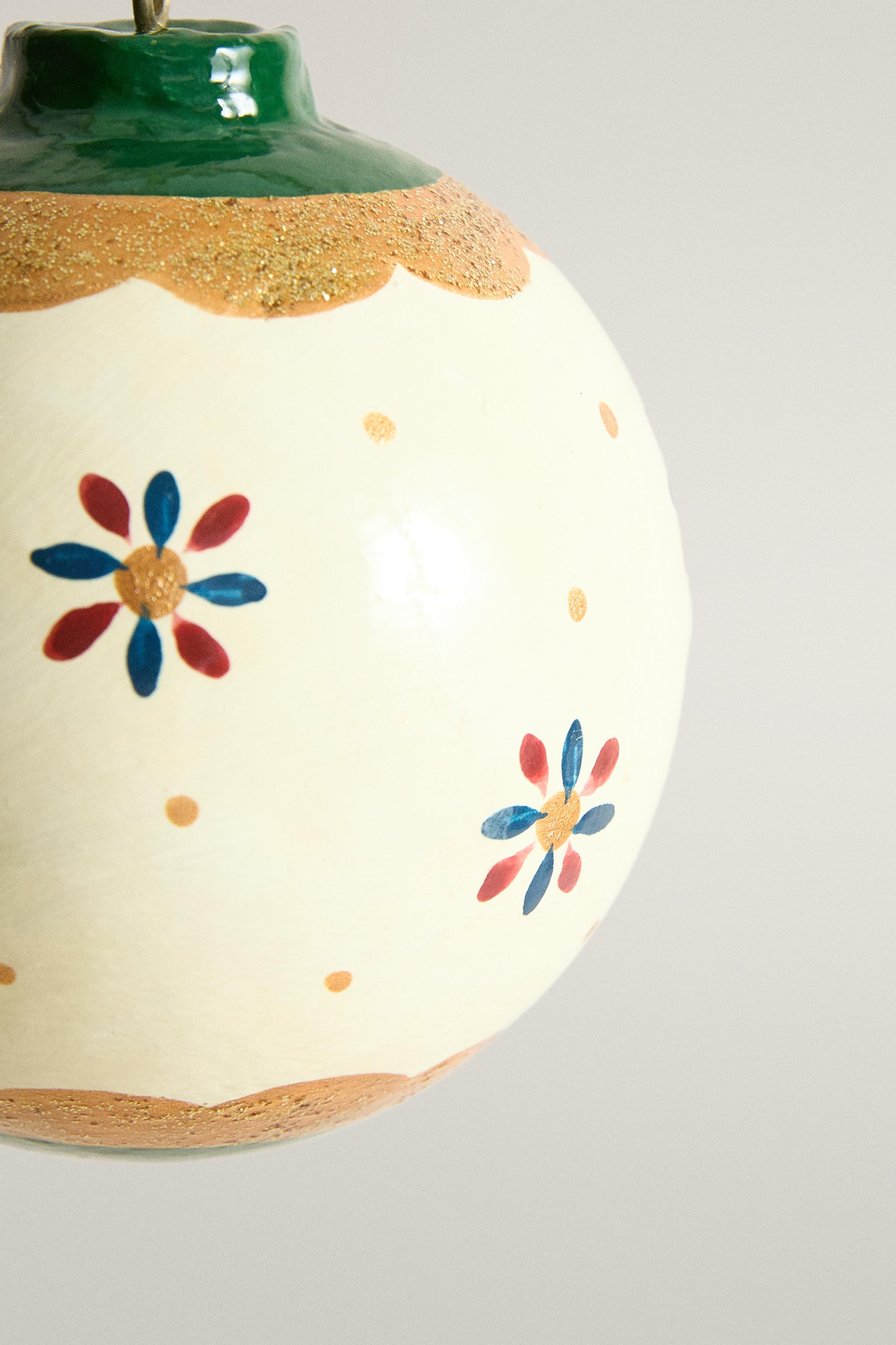FLORAL PAPER CHRISTMAS TREE DECORATION
