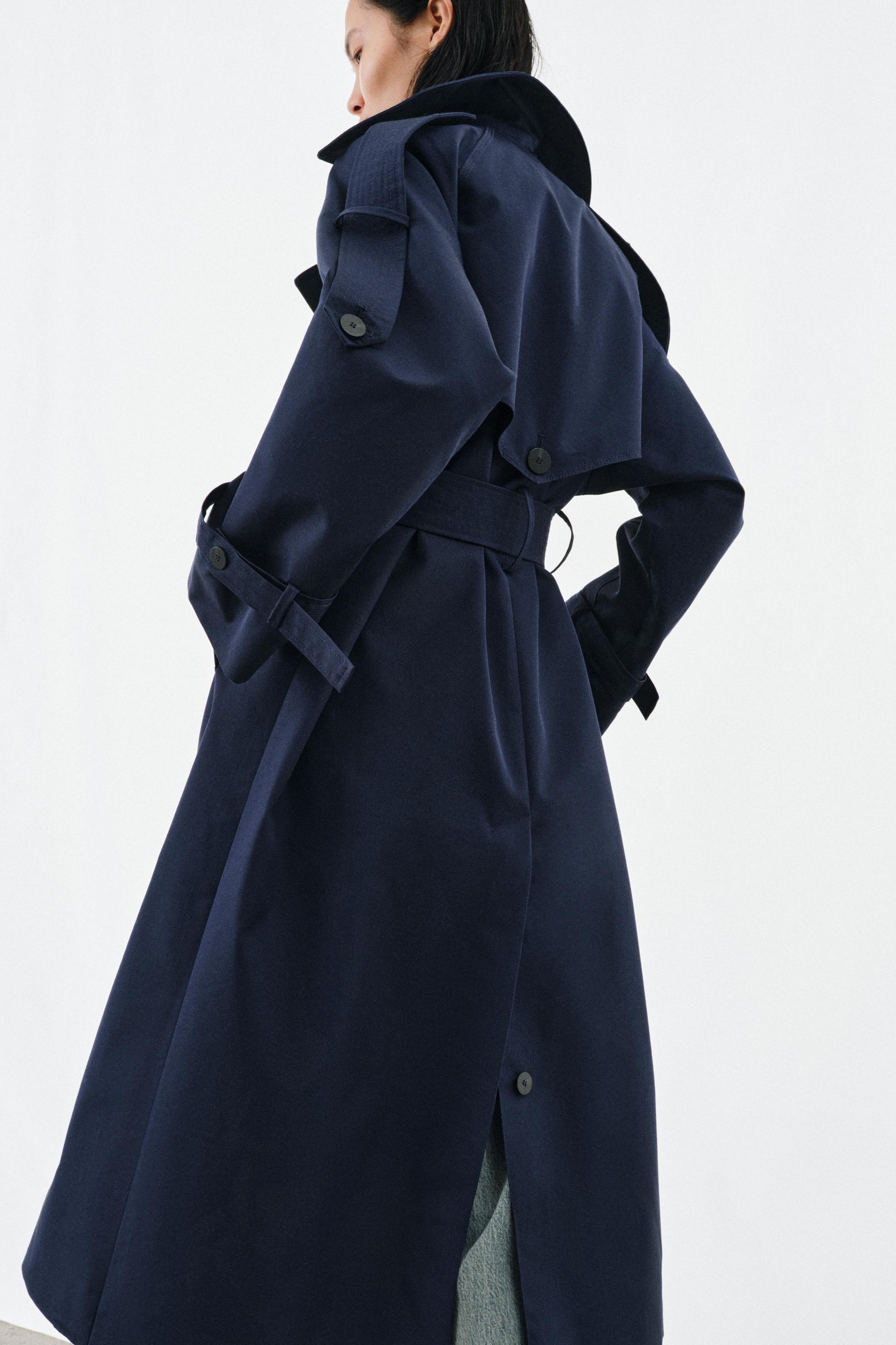 KEMERLİ OVERSIZE TRENÇKOT ZW COLLECTION - Görsel 5
