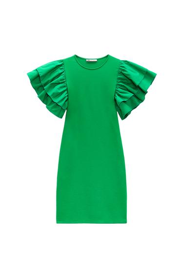 RUFFLED DRESS