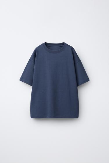 PLAIN T-SHIRT - Blue by Zara