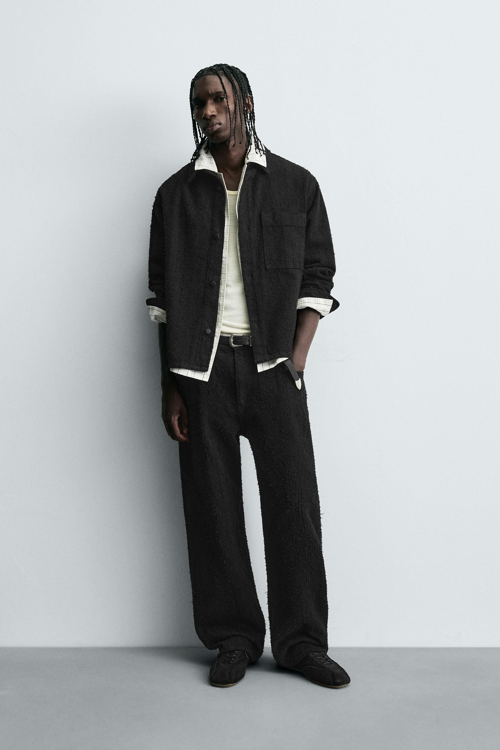 テクスチャーデニムセットアップ | ZARA Japan / 日本