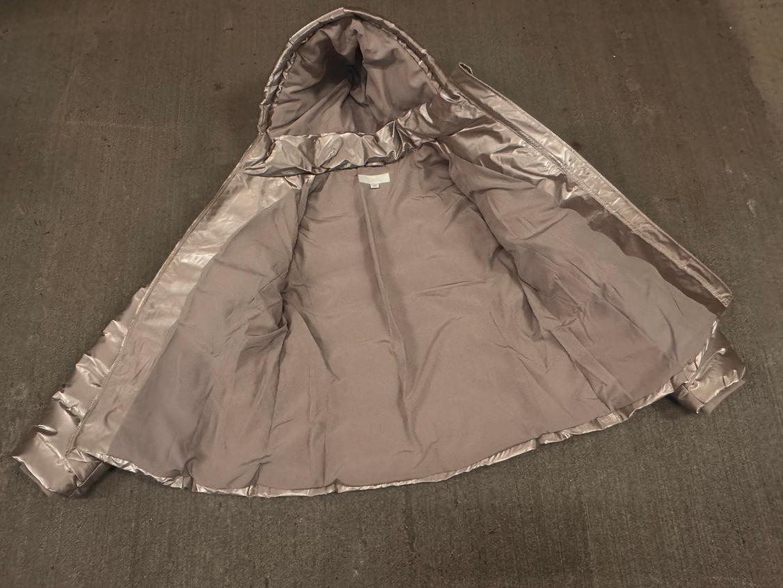 NEW ANORAK GOLD PUFFER JACKET - Image 5