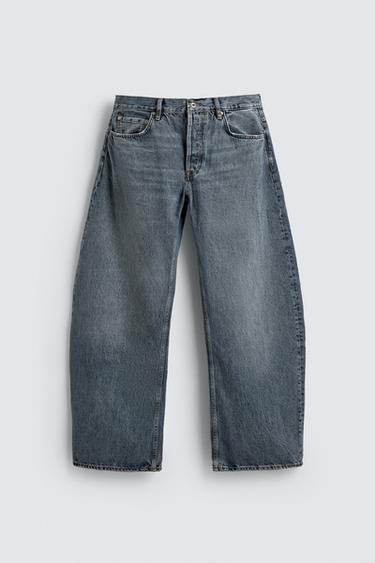 BARREL FIT JEANS - Faded blue by Zara
