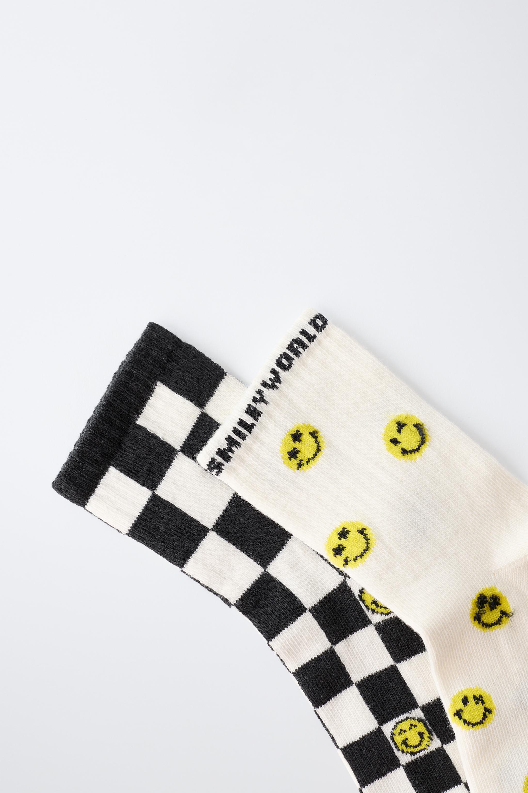 Носки SMILEYWORLD® TWO-PACK для детей, низкие — Zara — фото 3