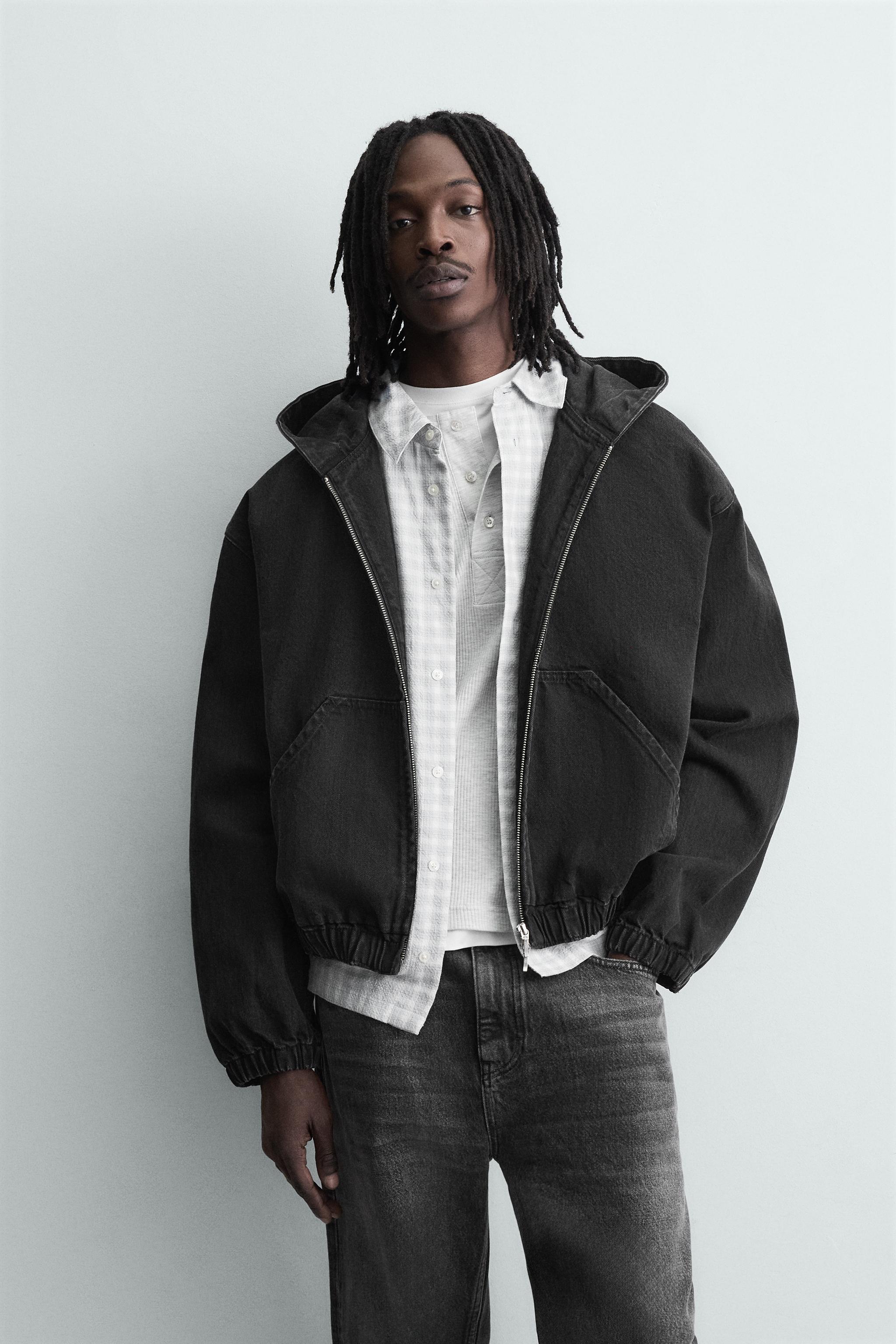 WASHED HOODIE JACKET
