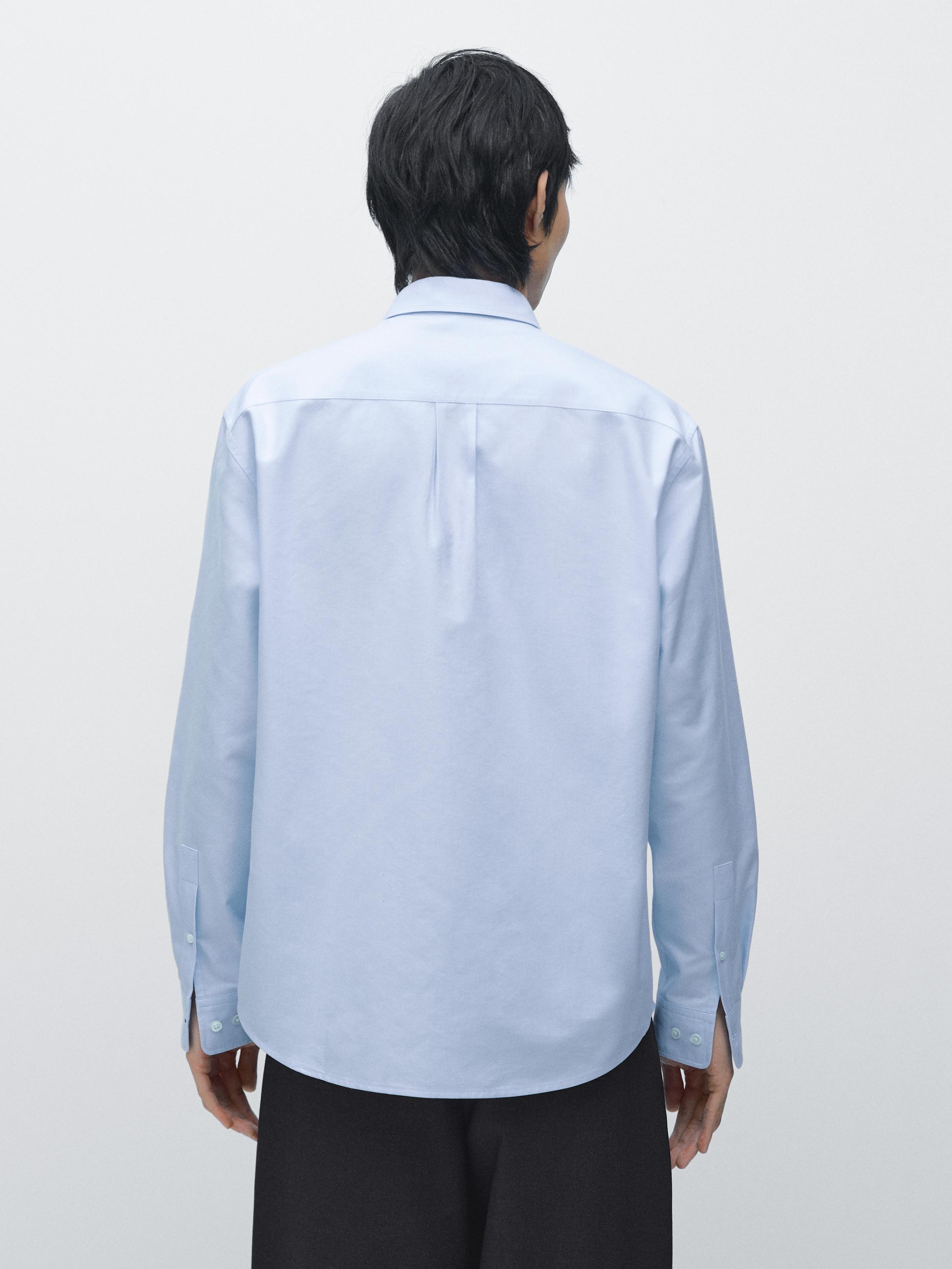 Chemise slim en coton