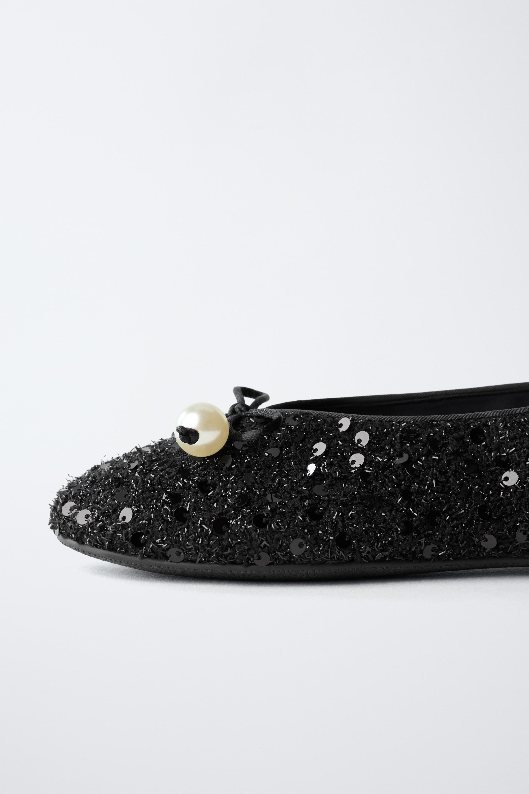 PEARL BALLET FLATS