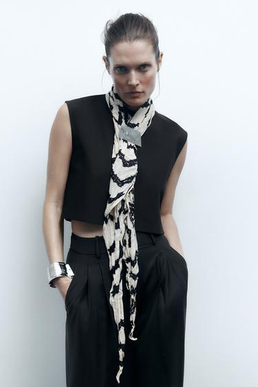 НАБОР 2 ОЖЕРЕЛИЙ С ПОДВЕСКОЙ «ШНУРОК» — СЕРЕБРИСТЫЙ от Zara — изображение 0