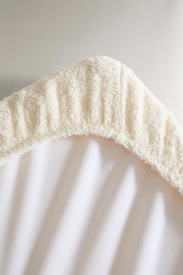HOUSSE MATELAS À LANGER COTON TERRE - rayures de Zara - Image 3