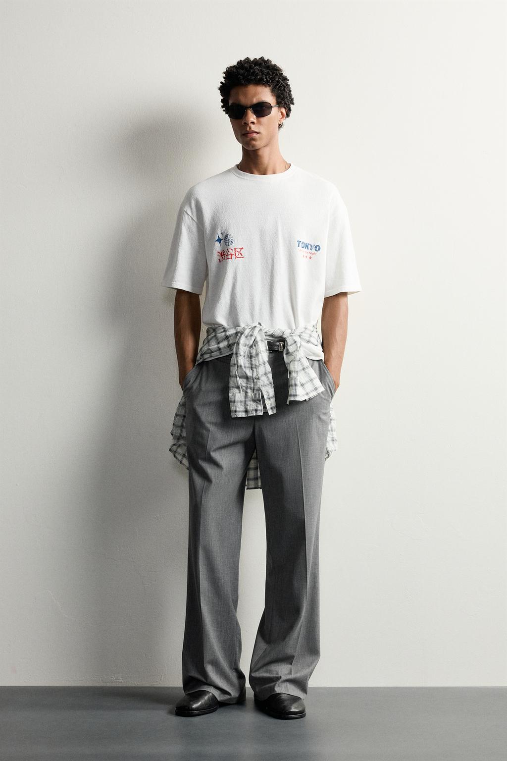 GRAPHIC PRINT KNIT T-SHIRT