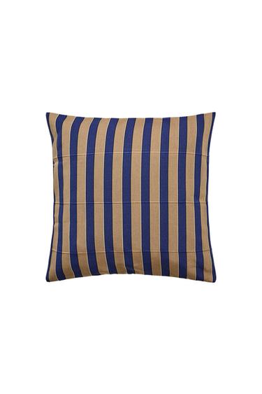 Zara STRIPED THROW PILLOW COVER - Blue